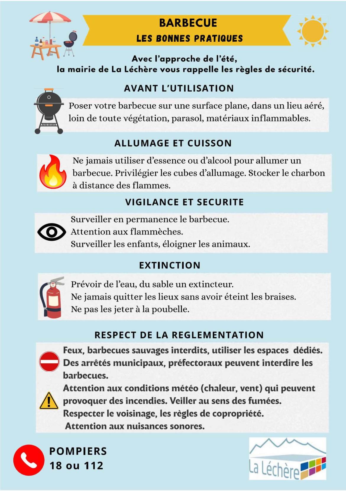 [Barbecues] Infos Pratiques
